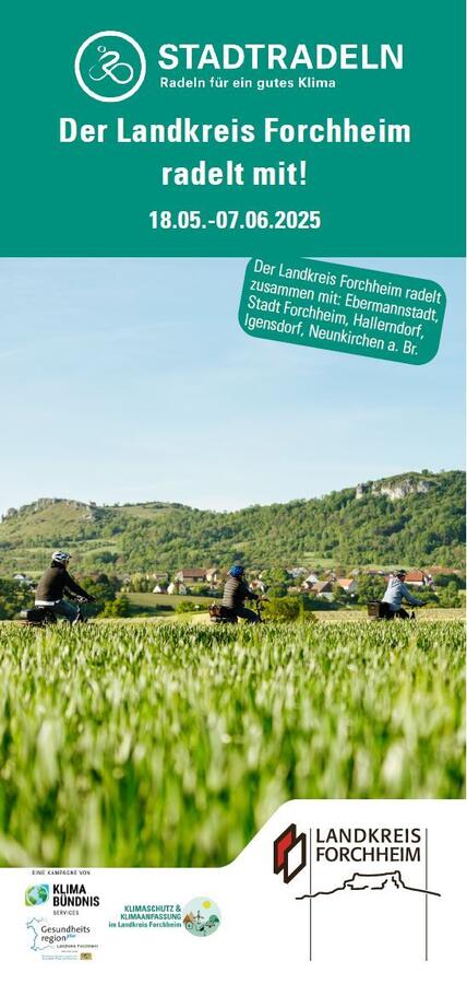 Bild vergrößern: Titelbild Stadtradeln 2025