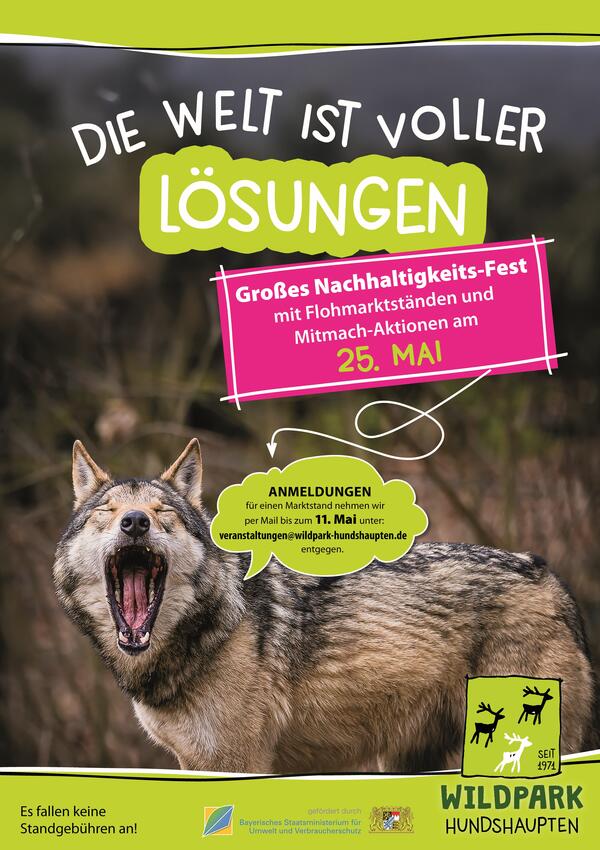 Plakat Nachhaltigkeits-Fest
